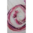 Kép 1/2 - Rózsaszín-lila kavalkád - textilékszer készítő szett