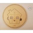 Horgolható mézeskalács ház - ajtós elem -20 cm-es kör - Wood Stitch Collection Horgolható mézeskalács ház - ajtós elem -20 cm-es kör - Wood Stitch Collection