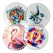 Kép 3/4 - Flamingó - kör 15 cm horgolható alap