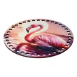 Kép 2/4 - Flamingó - kör 15 cm horgolható alap