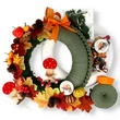 Kép 6/6 - Gazdagon díszített őszi koszorú - alkotócsomag 