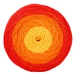 Kép 1/10 - RUBY BALAYAGE lapos poliészter fonal - Naplemente - 220 m