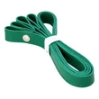 Kép 1/6 - Benetton zöld patentos bőr táskapánt párban 65 cm - Bármitartó.hu