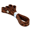 Kép 1/5 - Párduc mintás patentos bőr kézi táskafogó párban 30 cm - Bármitartó.hu