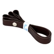 Kép 1/5 - Gesztenye színű patentos bőr kézi táskafogó párban 30 cm - Bármitartó.hu