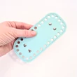 Kép 3/6 - Mini bőr táskaalj - Csodakék 7*15cm
