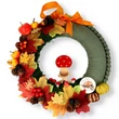 Kép 1/6 - Gazdagon díszített őszi koszorú -  kopogtató alkotócsomag