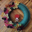 Kép 4/6 - Gazdagon díszített őszi koszorú - alkotócsomag 