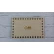 Téglalap 10x15 cm-es horgolható fa alap - Wood Stitch Collection Téglalap 10x15 cm-es horgolható fa alap - Wood Stitch Collection