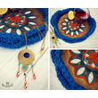 Mandala áttört mintás 20 cm-es horgolható fa alap - Wood Stitch Collection Mandala áttört mintás 20 cm-es horgolható fa alap - Wood Stitch Collection