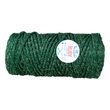 Kép 3/5 - RUBY GLAM lapos poliészter fonal - arany szálas bársonyzöld