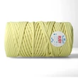 Kép 2/8 - RUBY lapos poliészter zsinórfonal - pasztell sárga - 5mm