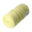 Kép 4/8 - RUBY lapos poliészter zsinórfonal - pasztell sárga - 5mm