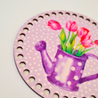 Kép 4/5 - Tulipános kanna  - 15 cm kör