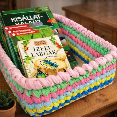 Téglalap 18x25 cm-es horgolható natúr faalap - Bármitartó.hu