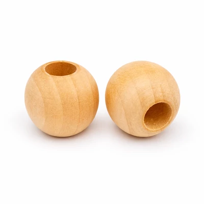 2 cm-es fa gyöngy párban