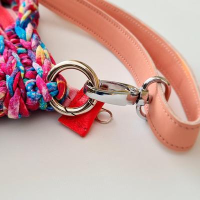 Nyitható táska karabiner karika - 2,8 cm - ezüst