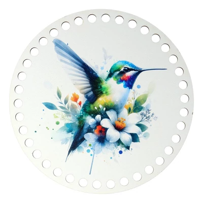 Kolibri - kör 15 cm horgolható alap