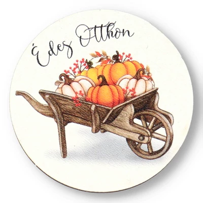 Édes otthon őszi - fabiléta - 5 cm