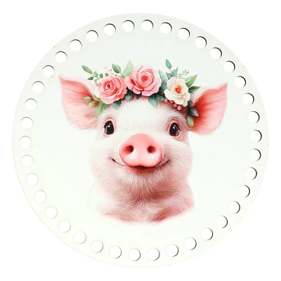 Malac- kör 15 cm horgolható alap