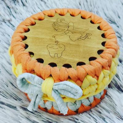 Fogtündéres tejfogtartó szett - Wood Stitch Collection