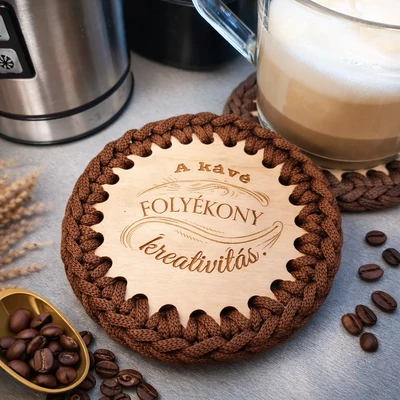 Kör 10 cm-es horgolható natúr faalap - Bármitartó.hu