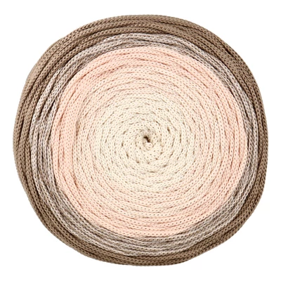 RUBY BALAYAGE lapos poliészter fonal - Keksz - 220 m