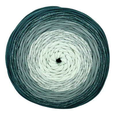RUBY BALAYAGE lapos poliészter fonal - Mező - 220 m