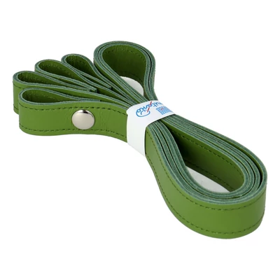 Moha színű patentos bőr táskapánt párban 65 cm - Bármitartó.hu
