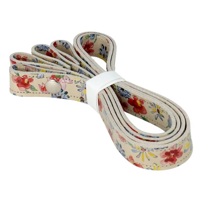 Vadvirág mintás patentos bőr táskapánt párban 65 cm - Bármitartó.hu