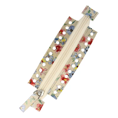 Vadvirág mintás horgolható rövid bőrcipzár - Bármitartó.hu
