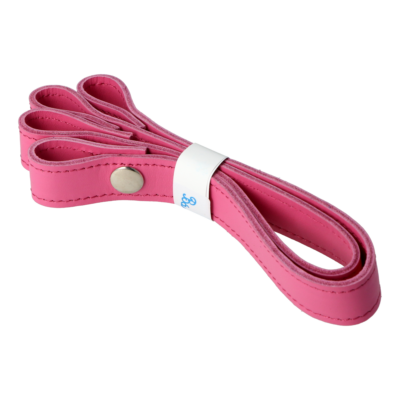 Pinky színű patentos bőr kézi táskafogó párban 30 cm - Bármitartó.hu