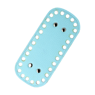 Mini bőr táskaalj - Égszínkék