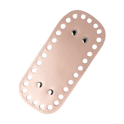Mini bőr táskaalj - Gyöngyház rózsaszín