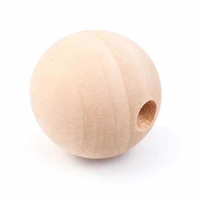 4 cm-es óriás fa gyöngy