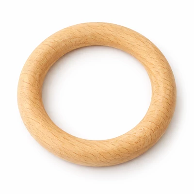 Többfunkciós fakarika - natúr - 5cm