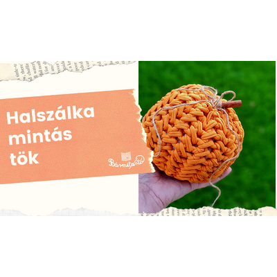 Halszálka mintás tök - ingyenes videó