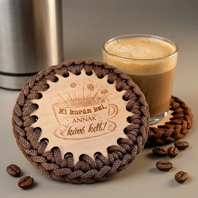 Kör 10 cm-es horgolható natúr faalap - Bármitartó.hu