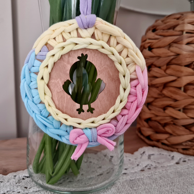 Kör 8,5 cm-es horgolható natúr faalap - Bármitartó.hu