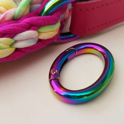 Nyitható táska karabiner karika - 3 cm - NEO (ovális alakú)