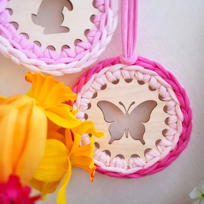 Kör 8,5 cm-es horgolható natúr faalap - Bármitartó.hu