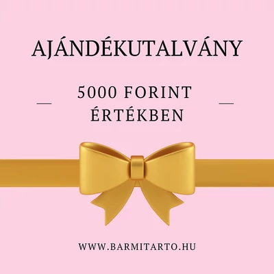 Ajándékutalvány a fonalak szerelmesének 5000 Ft értékben a Bármitartótól www.barmitarto.hu