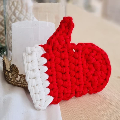 Mikulás kesztyűje Light pólófonalból horgolva - ingyenes videó