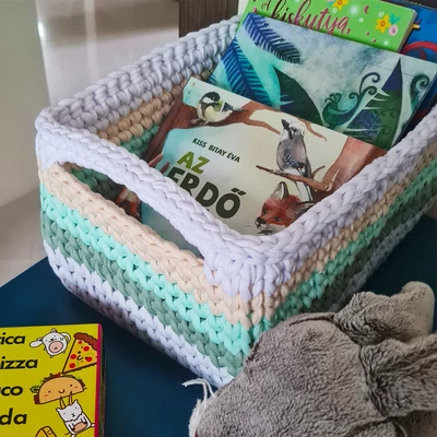 Többszínű, szögletes füles kosár ingyenes videó - Bármitartó.hu