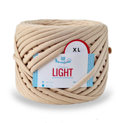 XL! Bármitartó LIGHT prémium pólófonal - Pasztell barna