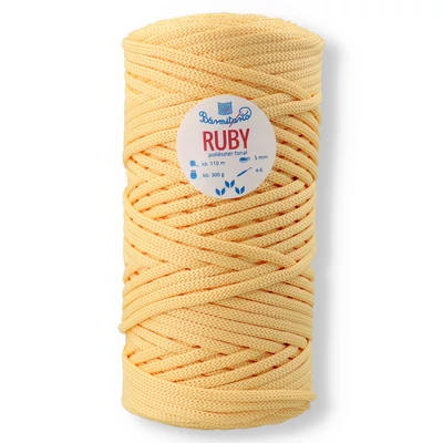Sárgadinnye színű RUBY lapos poliészter fonal - Bármitartó.hu