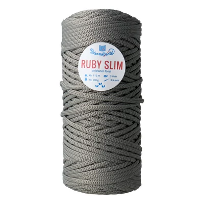 Slim 3mm zsinórfonal - szürke