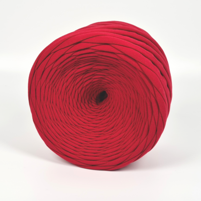 Texturált prémium pólófonal - Telt piros