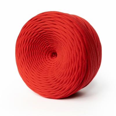 Texturált prémium pólófonal - piros
