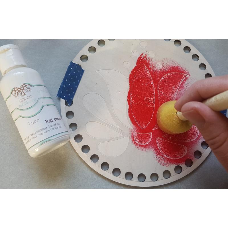 WSC stencil - Folk tulipán